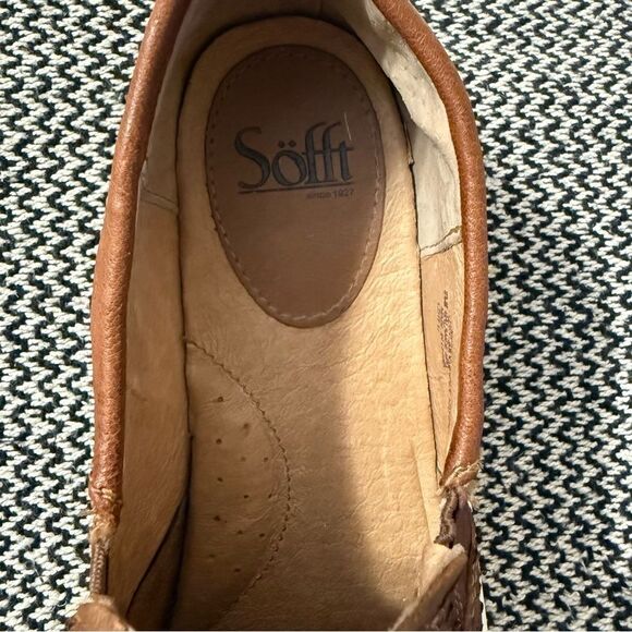 Sofft Somers III Snake Print Brown Slip-on Sneakers - Picture 4 of 10